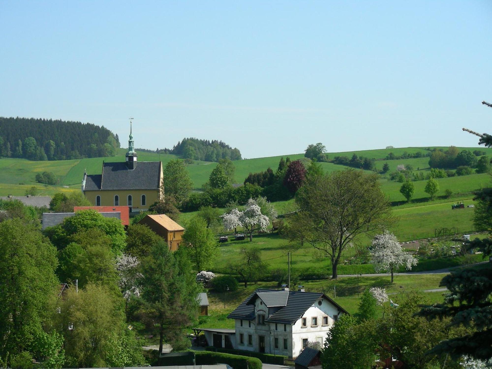 Ferienwohnung Hinterhermsdorf Glaser Зебниц Экстерьер фото